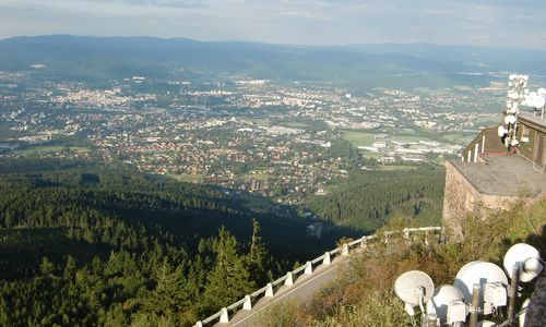 Liberec, Czech Republic, as seen from Mount Ještěd (Copyright © 2017 Hendrik Böttger / runinternational.eu)