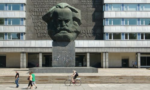 Karl Marx bust, Chemnitz, Germany (Copyright © 2012 Hendrik Böttger)