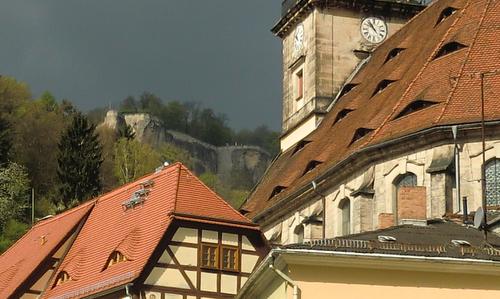 Königstein, town centre and fortress (Copyright © 2014 Hendrik Böttger / runinternational.eu)