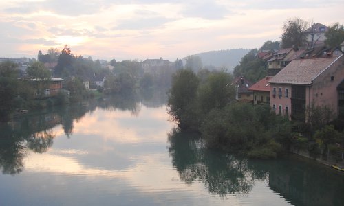 River Krka in Novo Mesto, Slovenia (Copyright © 2011 Hendrik Böttger / runinternational.eu)