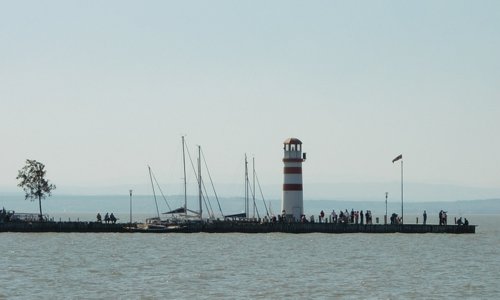 Leuchtturm (lighthouse), Podersdorf, Neusiedler See, Austria -- Copyright © 2011 runinternational.eu