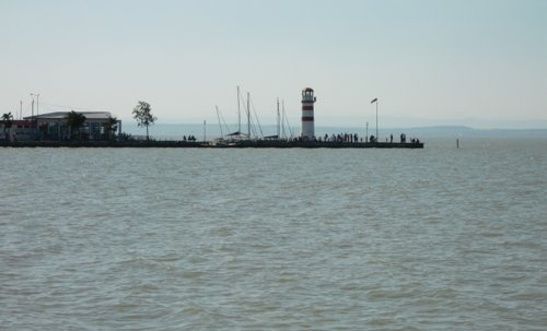 Leuchtturm (lighthouse), Podersdorf, Neusiedler See, Austria --- Copyright © 2011 Hendrik Böttger / runinternational.eu