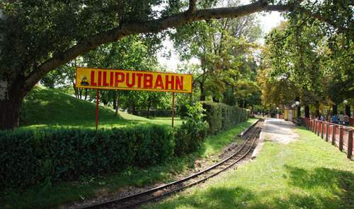 The Liliputbahn in the Prater in Vienna