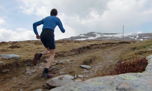 A runner on his way to the summit of the Zirbitzkogel in Austria (Photo: Copyright © 2018 Hendrik Böttger / runinternational.eu)