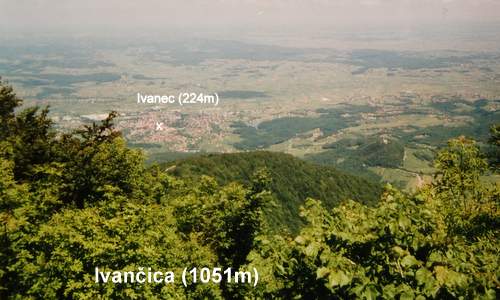 Ivanec as seen from Mount Ivančica in northern Croatia (Copyright © 2014 Hendrik Böttger / Run International EU)