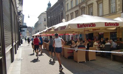 Četiri zagrebačka trga — a 5k race through the city centre of Zagreb, Croatia (Photo: Copyright © 2020 Hendrik Böttger / runinternational.eu)