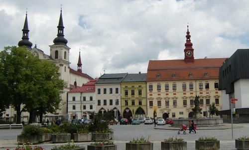 Masarykovo náměstí, the main square of Jihlava, Czech Republic (Copyright © 2015 Hendrik Böttger / Run International EU)