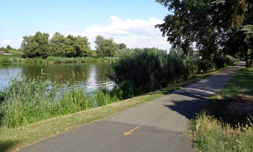 The Elbe cycle route in Nymburk, Czech Republic (Copyright © 2017 Hendrik Böttger / runinternational.eu)