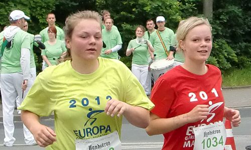 Europamarathon - just one kilometre to go (Copyright © 2012 Hendrik Böttger, Run International EU)