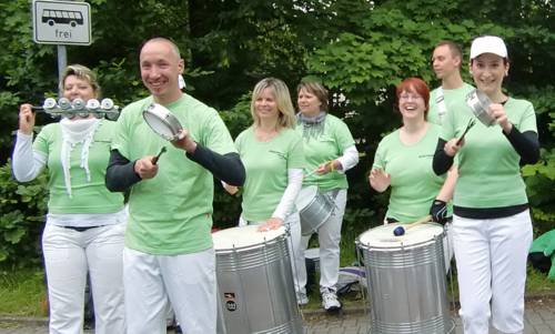 Europamarathon Görlitz-Zgorzelec - drummers (Copyright © 2013 Hendrik Böttger / runinternational.eu)