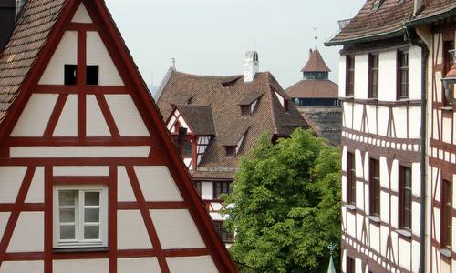 Half-timbered houses in Nuremberg, Germany (Copyright © 2012 Hendrik Böttger)