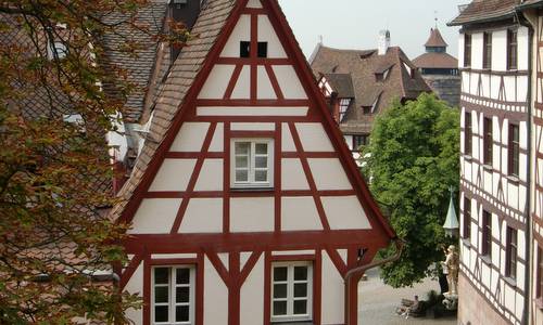 Fachwerkhäuser in Nürnberg / Half-timbered buildings in Nuremberg, Germany (Copyright © 2016 Hendrik Böttger / runinternational.eu)