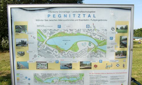 Pegnitztal information board at the Wöhrder See, Nürnberg (Nuremberg), Germany - Copyright © 2016 Hendrik Böttger / runinternational.eu