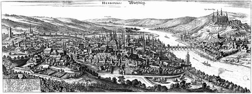 Würzburg, Germany; Author: Matthäus Merian the elder, 17th century (from: Wikimedia Commons, Public Domain)