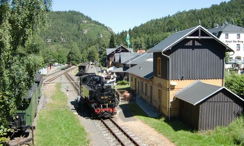 A narrow gauge steam locomotive in the Kurort Oybin, Zittauer Gebirge, Germany (Copyright © 2017 Hendrik Böttger / runinternational.eu)