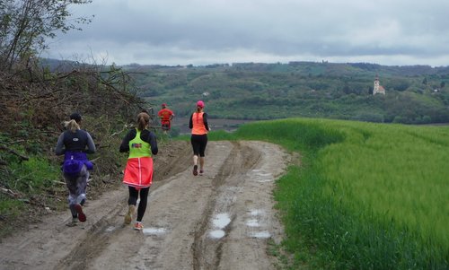 Futás a koraszülöttekért - Run for Preemies - runners on the way to Nemesapáti (Copyright © 2017 Hendrik Böttger / runinternational.eu)