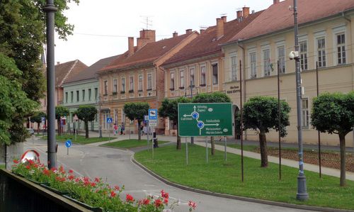 The town centre of Szentgotthárd, Hungary (Photo: Copyright © 2018 Hendrik Böttger / runinternational.eu)