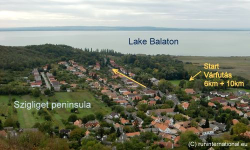 Várfutás - Szigliget peninsula, Lake Balaton, Hungary (Copyright © 2012 runinternational.eu)