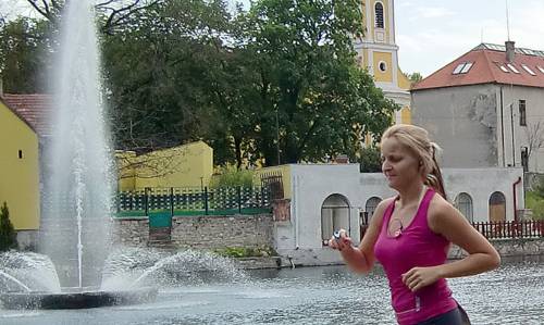 Tapolca Félmaraton 2012 - at the Mill Pond (Copyright © 2012 runinternational.eu)