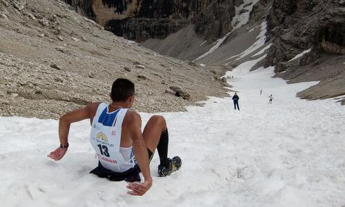 13. Dolomites Skyrace 2010 - Dimitrios Theodorakakos (Photo: Copyright © 2010 Hendrik Böttger / runinternational.eu)