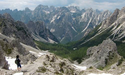 Skyrace Dolomiti Friulane - views from Forcella dell'Inferno (Copyright © 2009 Hendrik Böttger / runinternational.eu)