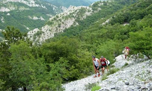 Trail Jamarun, in the Val Rosandra, Trieste, Italy (Copyright © 2012 runinternational.eu)