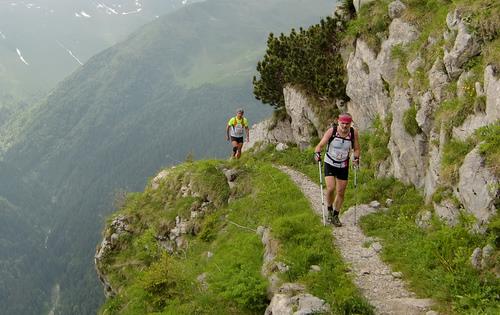 Skyrace Carnia  2010 - the trail up to Pal Piccolo (Photo: runinternational.eu)