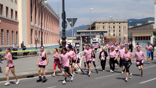 Maratona d'Europa - pink port city of Trieste (Photo: Copyright © 2009 Hendrik Böttger / runinternational.eu)