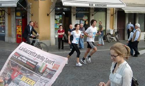 Gazzetta Run Udine 2011, non-competitive run (Copyright © 2011 Hendrik Böttger / runinternational.eu)