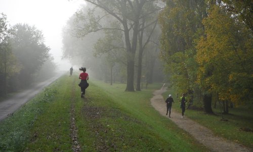 Marcia dei Tre Campanili - runners near the village of San Pier d'Isonzo, Italy (Photo: Copyright © 2018 Hendrik Böttger / runinternational.eu)