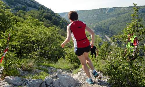 Jamarun, downhill into the Val Rosandra (Copyright © 2013 Hendrik Böttger, Run International EU)