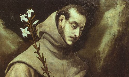 Sant' Antonio di Padova, oil painting (Author: El Greco, between 1541 and 1614 / Wikimedia Commons / Public Domain)
