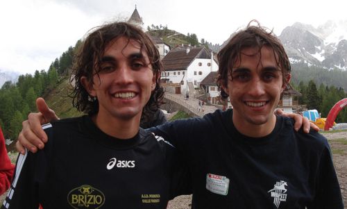 Bernard Dematteis and Martin Dematteis, Monte Lussari, Tarvisio 2009 (Copyright © 2012 Hendrik Böttger)