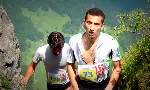 Skyrace Carnia 2013 — Andrea Fadi (73) and Mirco Tosin (178) (Copyright © 2013 Hendrik Böttger / runinternational.eu)