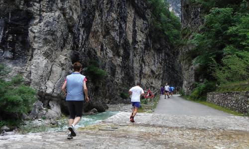 La Cimoliana - runners in the Val Cimoliana, Italy (Copyright © 2014 Hendrik Böttger / runinternational.eu)