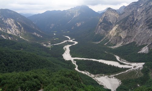 The Val Saisera as seen from the Bivacco Stuparich (Copyright © 2016 Hendrik Böttger / runinternational.eu)