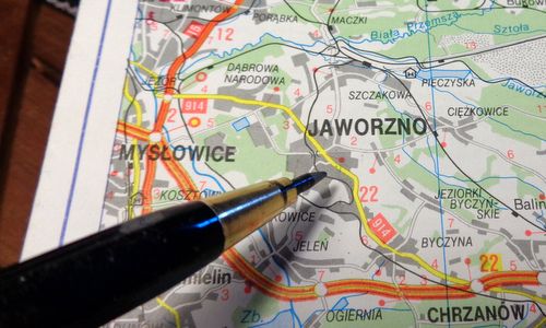 Jaworzno on a map (PPWK Mapa Krajoznawcza Małopolska zachodnia, Karpaty zachodnie; Photo Copyright © 2018 Hendrik Böttger / runinternational.eu)