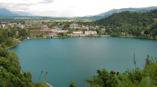 Bled town, as seen from Bled castle (Photo: Copyright © 2010 Hendrik Böttger / runinternational.eu)
