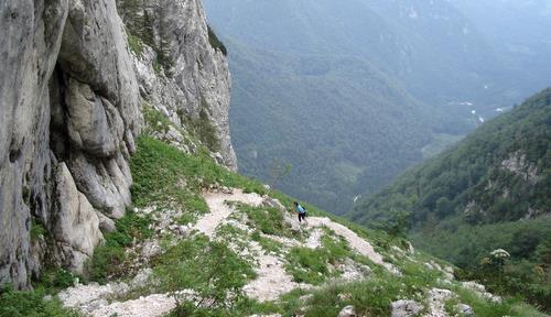 Grintovec, the route at ca. 1700m (Copyright © 2010 runinternational.eu)