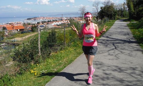 Istrski maraton, Slovenia - the route offers fine views of Izola and the coast (Copyright © 2015 Hendrik Böttger / runinternational.eu)