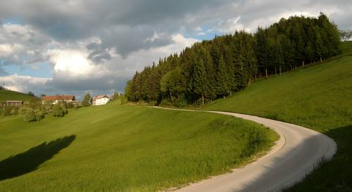 The road to Sveti Mohor in the Gorenjska region in Slovenia (Copyright © 2010 Hendrik Böttger / runinternational.eu)