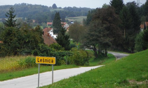 The Ormoški Mali Maraton route runs through the village of Lešnica in the municipality of Ormož in Slovenia (Copyright © 2015 Hendrik Böttger / runinternational.eu)