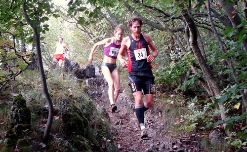 30th Šmarna Gora Mountain Race 2009: Gilbert Mat and Andrea Mayr