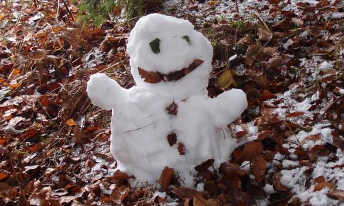 A cheerful snowman (Photo: Copyright © 2017 Hendrik Böttger / runinternational.eu)
