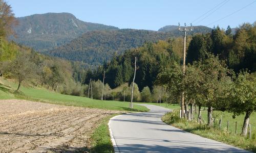Miklavžev tek, Slovenia - The route from Terme Snovik to Sv. Miklavž (Copyright © 2016 Hendrik Böttger / runinternational.eu)