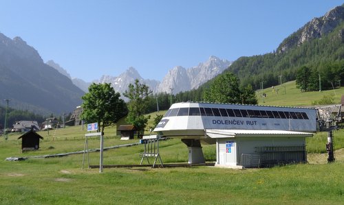 Kranjska Gora, Slovenia - the valley station of the Dolenčev rut chairlift (Copyright © 2019 Hendrik Böttger / runinternational.eu)