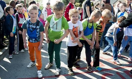 Beh oslobodenia Chtelnice - Chtelnica, Slovakia - boys' race (Photo by courtesy of Petra Bašnáková)