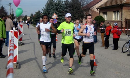 The Majcichovská desiatka 10k race is held annually in March in the village of Majcichov in Slovakia (Copyright © 2014 Marta Országhová)