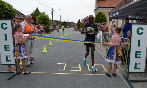 Henry Kemboi of Kenya, winner of the Memoriál Petra Minárecha 2019 in Trebatice, Slovakia (Photo by courtesy of Juraj Jankech)